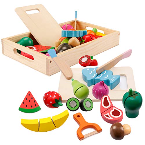 Simulazione per bambini cibo finta gioca giocattoli da cucina frutta  verdura giocattoli da cucina giocattolo interattivo educativo Montessori  per ragazze - AliExpress