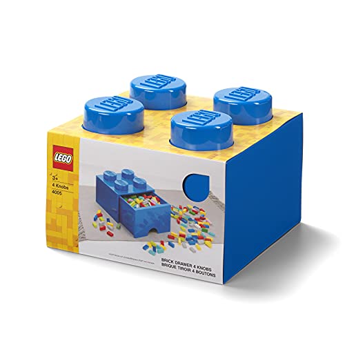 Room Copenhagen Contenitore Lego Storage Brick 4, blu