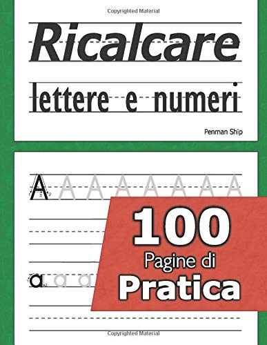  Imparare a Scrivere Lettere e Numeri per Mancini: Libro