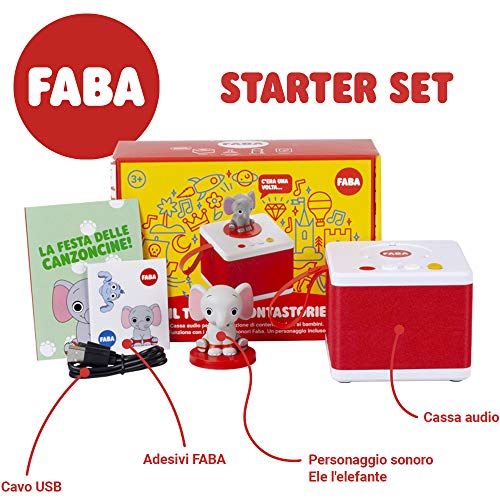 FABA – Raccontastorie Bianco – Cantastorie Per Bambini, Cassa Audio Con ...