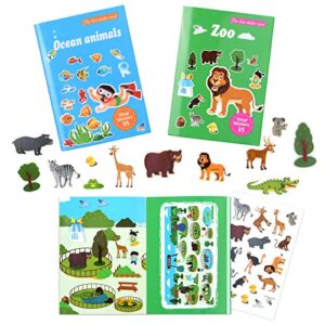 LIBRI SENSORIALI per 3/4 anni in gomma eva (stacca/attacca) 2