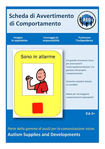 Autism Supplies and Developments Sistema Comportamentale a Semaforo – Agenda  Visiva Bambini Autismo – ABA per Aule/Casa –CAA Giochi Montessori/Educativi  – Regali Autistici – Italiano – Giochi e Prodotti per l'Età Evolutiva