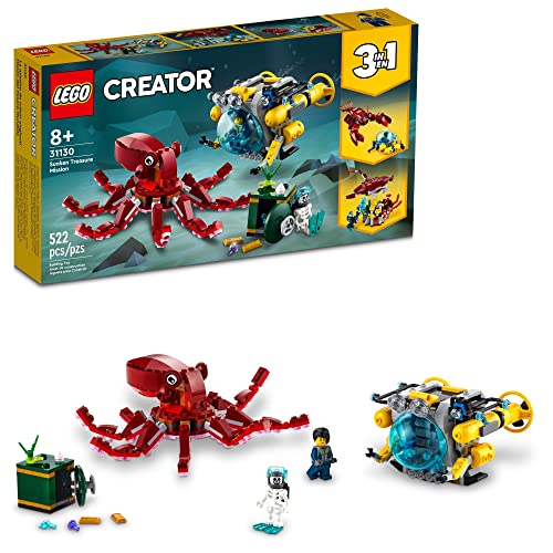 LEGO Creator 31130 – Set di giocattoli da costruzione 3 in 1 per