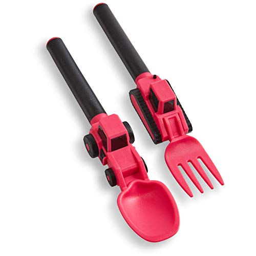 3 pezzi simpatici cucchiai per l'apprendimento del bambino Set di utensili  Set di cucchiai per