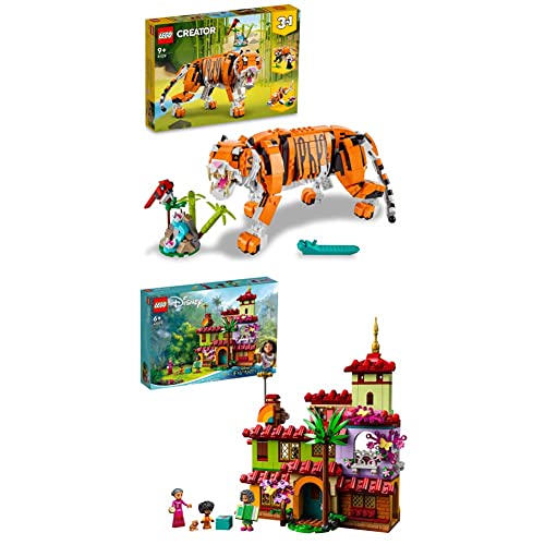LEGO 31129 Creator 3 in 1 Tigre Maestosa, Si Trasforma in Panda o Pesce,  Gioco Creativo con Animali Giocattolo per Bambini, Ragazzi e Ragazze, Idea  Regalo – Giochi e Prodotti per l'Età Evolutiva