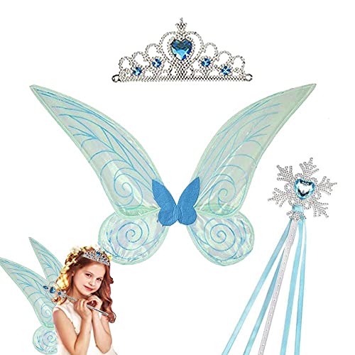 Ali da fata per adulti, scintillanti ali di farfalla da fata, costume per  donne e ragazze