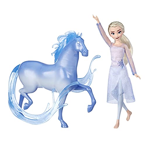 Hasbro Disney Frozen 2: Elsa Fashion Doll & Nokk Figure 2-Pack - Giochi e  Prodotti per l'Età Evolutiva