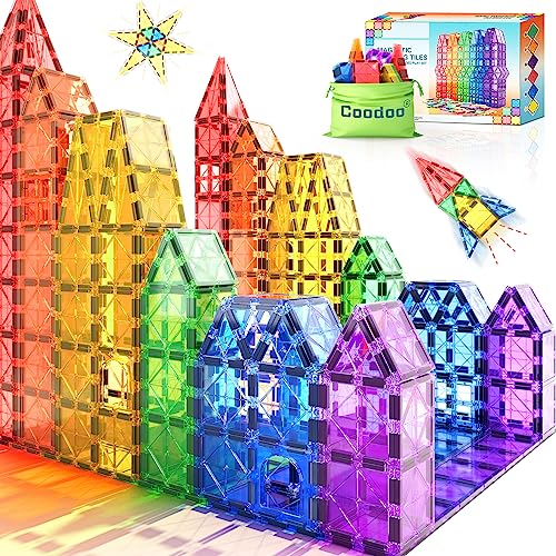 Blocchi di costruzione magnetici Set di giocattoli per 3 4 5 6 7 8+ anni  ragazzi ragazze regalo bambini piastrelle magnetiche giocattoli educativi  per bambini Stem creatività regali giocattolo