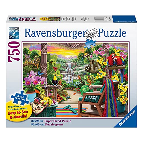 Ravensburger 2D dla seniorÄlw Odpoczynek w tropikach 750 El. [Puzzle] -  Giochi e Prodotti per l'Età Evolutiva