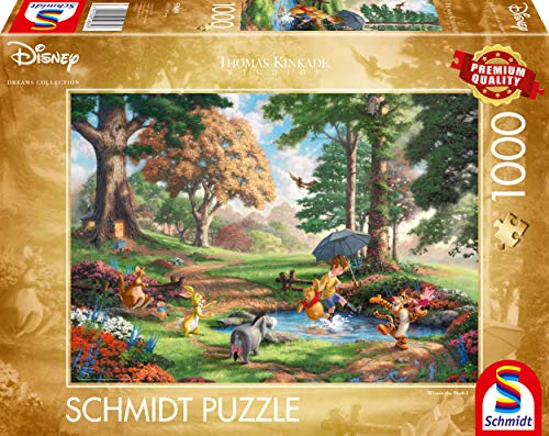 Schmidt , Thomas Kinkade: Disney Winnie the Pooh Puzzle – 1000pc , Puzzle ,  Ages 12+ , 1 Players – Giochi e Prodotti per l'Età Evolutiva