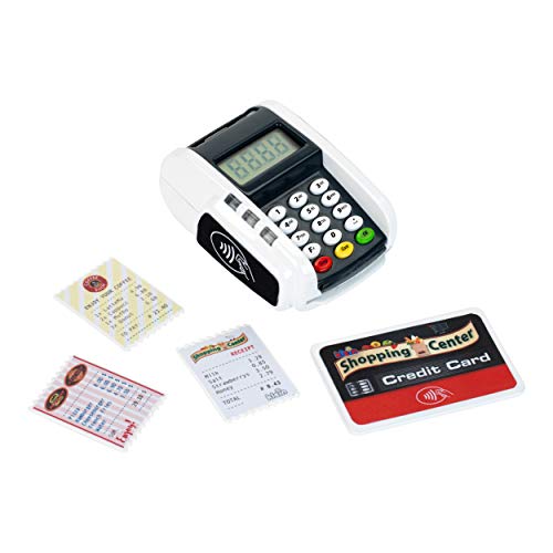 Theo Klein 9333 Pay Terminal with Light & Sound, Toy Cash registers  Supplement, incl Contactless Payment Function