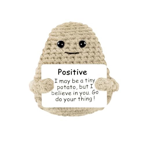 BCBF 1 Pezzi Mini Positive Potato,7Cm Bambola di Patate Peluche