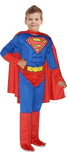 Funidelia  Kit Superman per uomo Supereroi, DC Comics, Lega della  Giustizia - Costume per Adulto e accessori per Feste, Carnevale e Halloween  - Taglia S-M - Rosso : : Altro