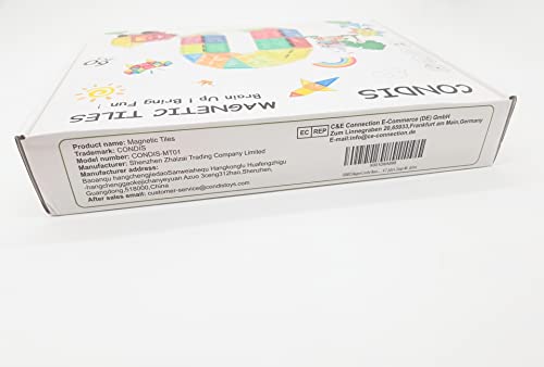 Condis Costruzioni Magnetiche Bambini 60 Pezzi, Giochi Blocchi Magnetici  Bambini Tessere Gioco Costruzione 3 4 5 6 7 8 anni Giocattoli Bambino  Calamite Regalo Montessori – Giochi e Prodotti per l'Età Evolutiva