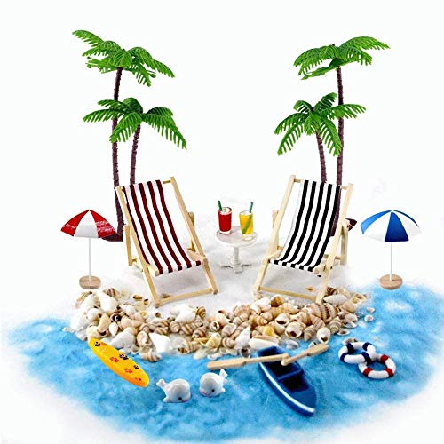 Kit di decorazione in miniatura stile spiaggia per casa delle bambole - Giochi  e Prodotti per l'Età Evolutiva