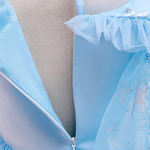 MYRISAM Cenerentola Costumi Bambina Principessa Cinderella Vestito Carnevale  Festa Natale Cerimonia Compleanno Carnival Cosplay Partito Abito per  Ragazze (Accessori) – Giochi e Prodotti per l'Età Evolutiva