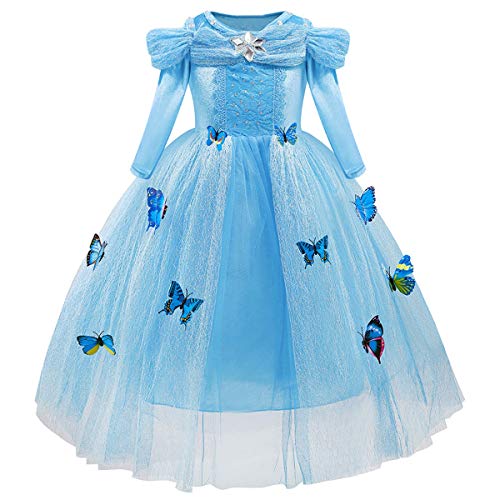 Costume Principessa Cenerentola bambina 1 - 2 anni vestito di carnevale