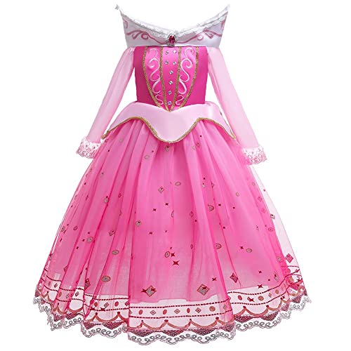 MYRISAM Ragazze Aurora Costume Vestito da Festa di Compleanno Bella  Addormentata Principessa Carnevale Costumi Halloween Cosplay Natale  Cerimonia Compleanno Abiti Partito (Accessori) – Giochi e Prodotti per  l'Età Evolutiva