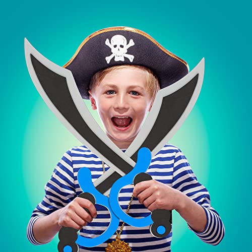 HESHI Pirata Bambino, Sciabola pirata,Palloncini da pirata, spada  gonfiabile, spada pirata, festa a tema Halloween per bambini Cosplay Set di