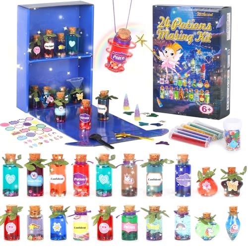 Withosent 24 Kit Pozioni Magiche Bambina – Lavoretti Creativi per Bambini 6-12  Anni – Gelatina Magica Bambini Acqua – Giochi per Bambini Bambina Regalo di  Natale 6 7 8 9 10 11 Anni – Giochi e Prodotti per l'Età Evolutiva