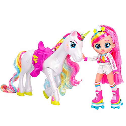 BFF BY CRY BABIES Dreamy & Rym – Pack Deluxe Include la bambola fashion  esclusiva ed articolata Dreamy e il suo Unicorno Rym-Giocattolo Ottimo per  Bambini +5 Anni – Giochi e Prodotti