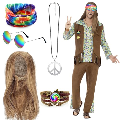 Kit di accessori Hippie anni '60