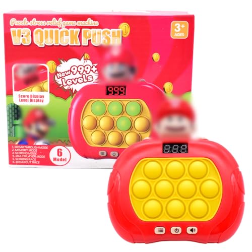 Giocattolo Elettronico Pop-it Push per Bambini Console di Gioco Sensoriale