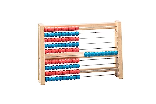 WISSNER® Aktiv lernen – Abaco 100 Numero Spazio Rosso/Blu – RE-Wood® –  Giochi e Prodotti per l'Età Evolutiva