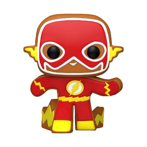 Funko POP Heroes DC Holiday The Flash Pan di Zenzero DC Comics Figura in Vinile da Collezione Idea Regalo Merchandising Ufficiale Giocattoli per Bambini e